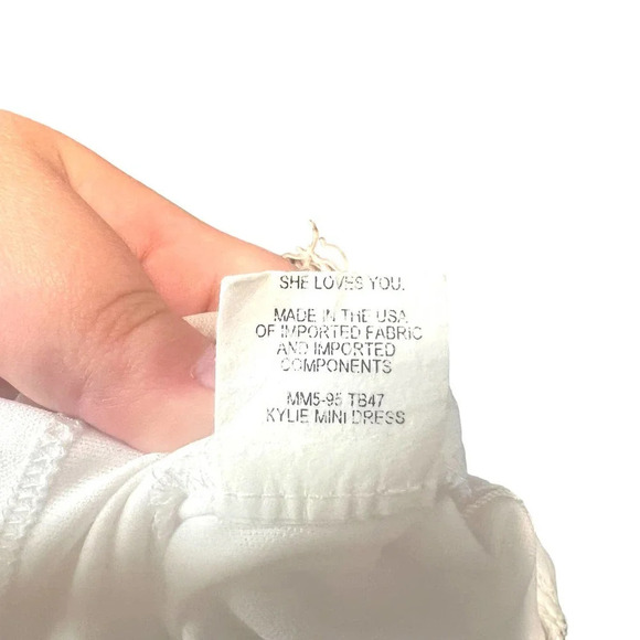 Show Me Your Mumu Kylie Babydoll Mini Dress‎ Teacup Blue White Size Small - Picture 10 of 10